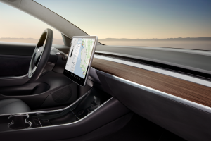 Tesla Model 3 - minimalistisches Innenraum Design